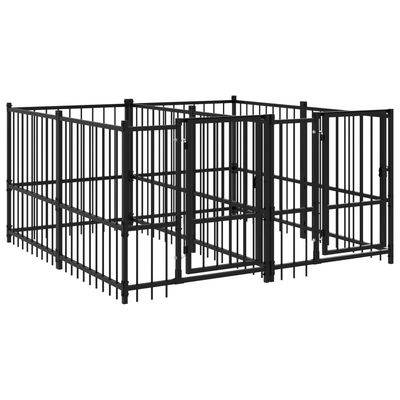 vidaXL Cage tout-en-un pour chien