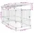 vidaXL Cage tout-en-un pour chien
