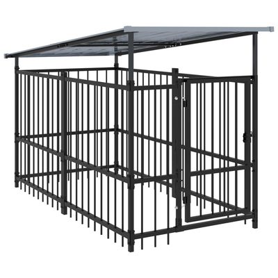 vidaXL Cage tout-en-un pour chien