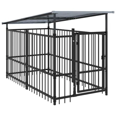 vidaXL Cage tout-en-un pour chien