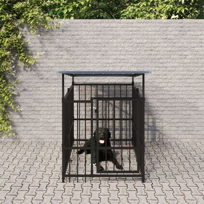 vidaXL Cage tout-en-un pour chien