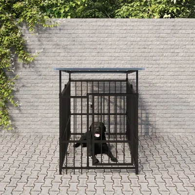 vidaXL Cage tout-en-un pour chien