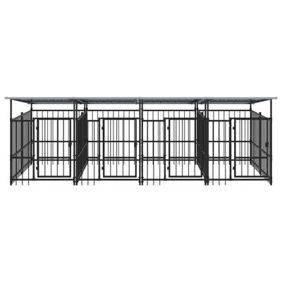 vidaXL Cage tout-en-un pour chien