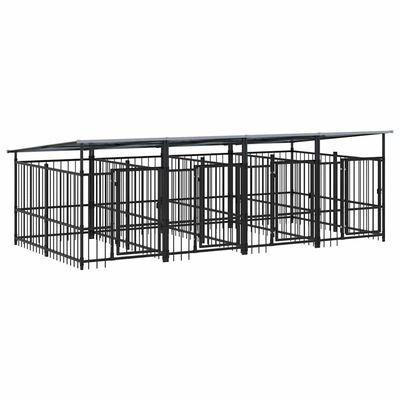 vidaXL Cage tout-en-un pour chien