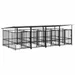 vidaXL Cage tout-en-un pour chien