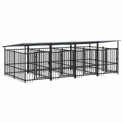 vidaXL Cage tout-en-un pour chien vidaXL Cage tout-en-un pour chien