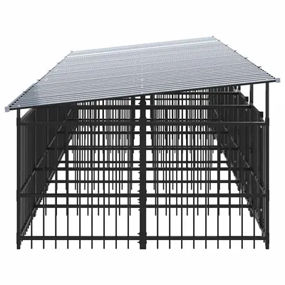 vidaXL Cage tout-en-un pour chien