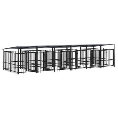 vidaXL Cage tout-en-un pour chien vidaXL Cage tout-en-un pour chien