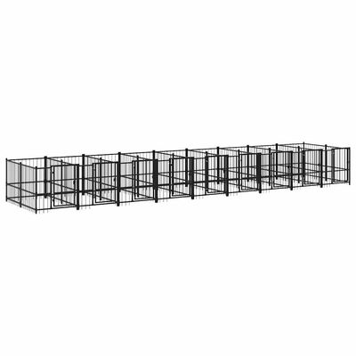 vidaXL Cage tout-en-un pour chien