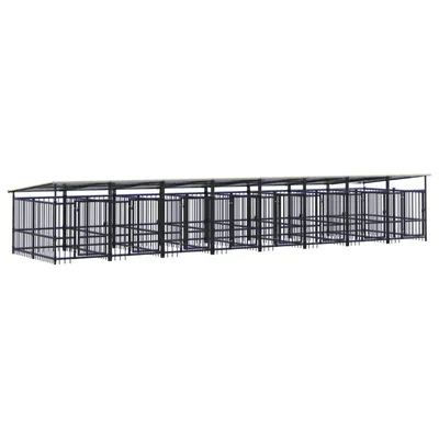 vidaXL Cage tout-en-un pour chien