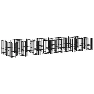vidaXL Cage tout-en-un pour chien