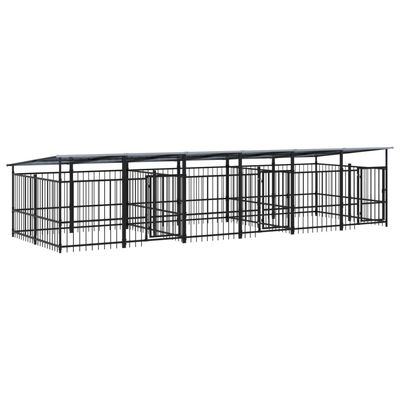 vidaXL Cage spacieuse pour chien