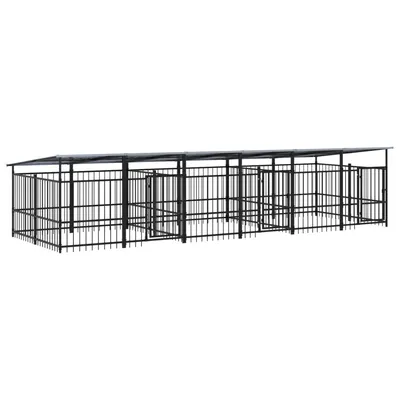 vidaXL Cage spacieuse pour chien