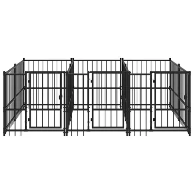 vidaXL Cage tout-en-un pour chien