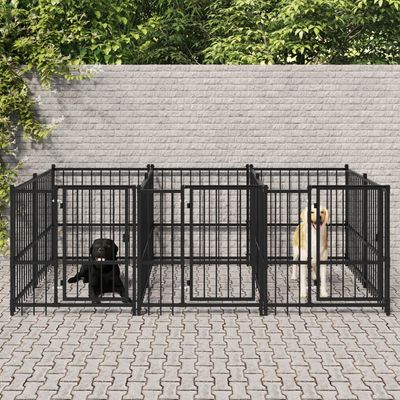 vidaXL Cage tout-en-un pour chien