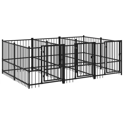 vidaXL Cage tout-en-un pour chien vidaXL Cage tout-en-un pour chien