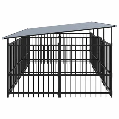 vidaXL Cage spacieuse pour chien