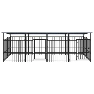 vidaXL Cage spacieuse pour chien