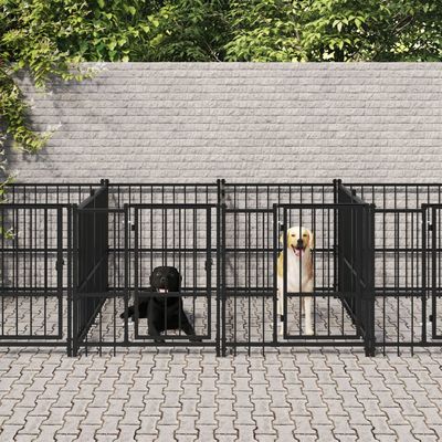 vidaXL Cage tout-en-un pour chien