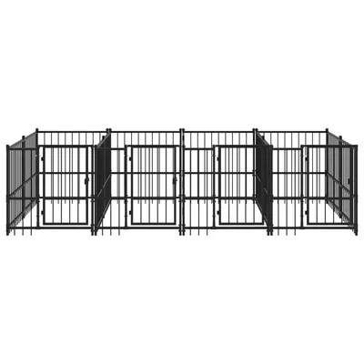vidaXL Cage tout-en-un pour chien