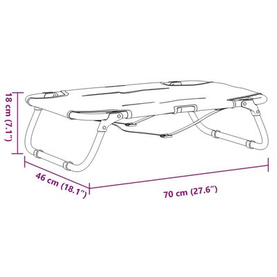 vidaXL Lit pliable pour chien