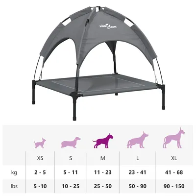 vidaXL Fauteuil d’extérieur pour chien