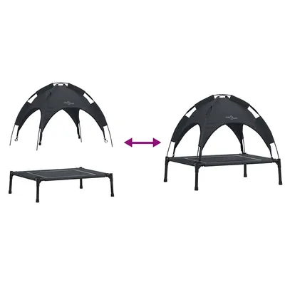 vidaXL Fauteuil d’extérieur pour chien