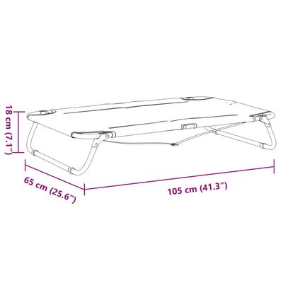 vidaXL Lit pliable pour chien