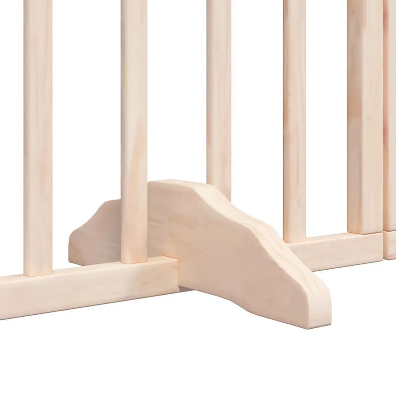 vidaXL Barrière en bois de peuplier pour chien