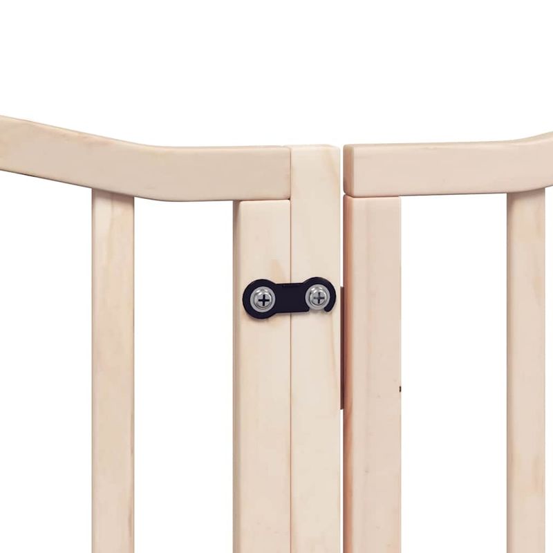 vidaXL Barrière en bois de peuplier pour chien