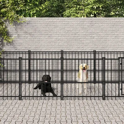 vidaXL Cage spacieuse pour chien