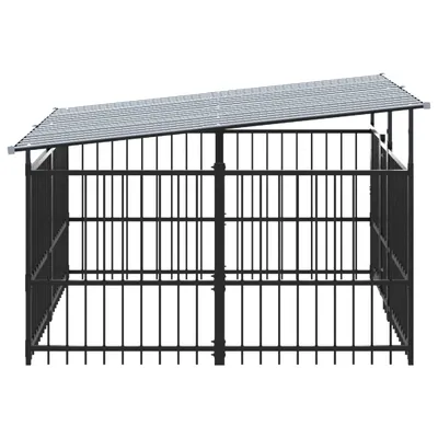 vidaXL Cage spacieuse pour chien