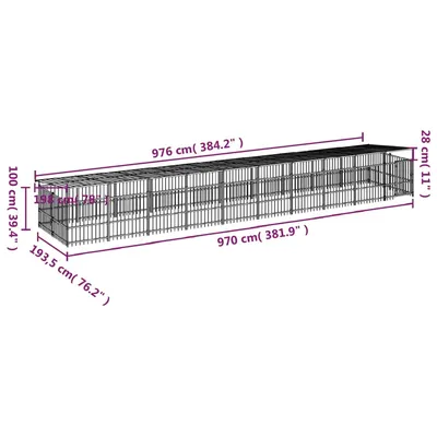 vidaXL Cage spacieuse pour chien vidaXL Cage spacieuse pour chien