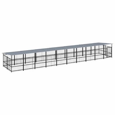 vidaXL Cage spacieuse pour chien