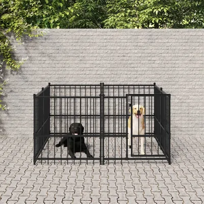 vidaXL Cage spacieuse pour chien
