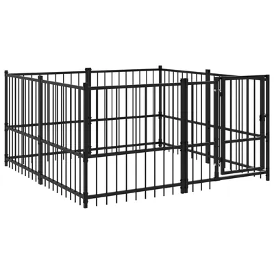 vidaXL Cage spacieuse pour chien