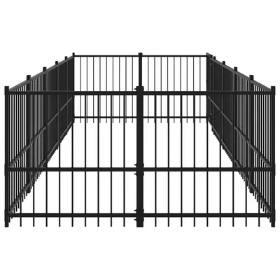 vidaXL Cage spacieuse pour chien