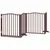 vidaXL Barrière en bois de peuplier pour chien