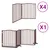 vidaXL Barrière en bois de peuplier pour chien vidaXL Barrière en bois de peuplier pour chien