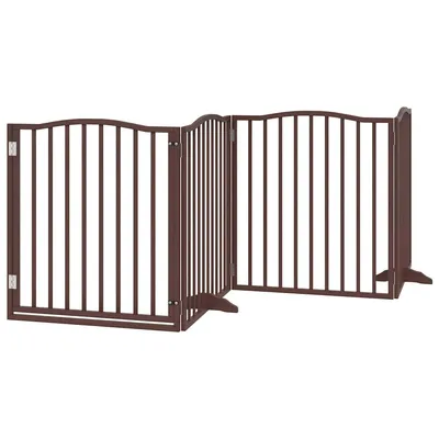 vidaXL Barrière en bois de peuplier pour chien