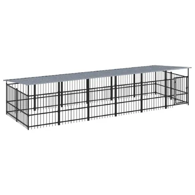 vidaXL Cage spacieuse pour chien
