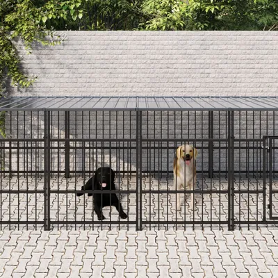vidaXL Cage spacieuse pour chien