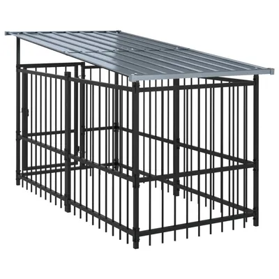 vidaXL Cage spacieuse pour chien