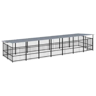 vidaXL Cage spacieuse pour chien