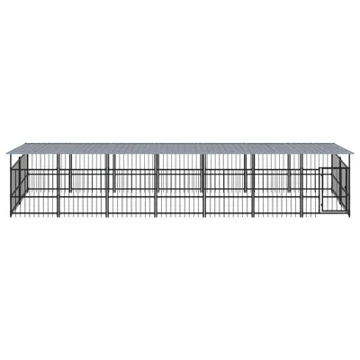 vidaXL Cage spacieuse pour chien