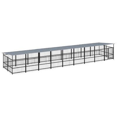 vidaXL Cage spacieuse pour chien