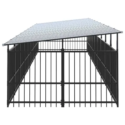 vidaXL Cage spacieuse pour chien