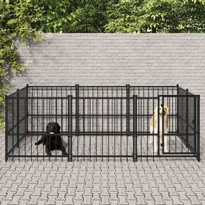 vidaXL Cage spacieuse pour chien