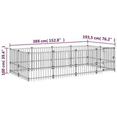 vidaXL Cage spacieuse pour chien vidaXL Cage spacieuse pour chien