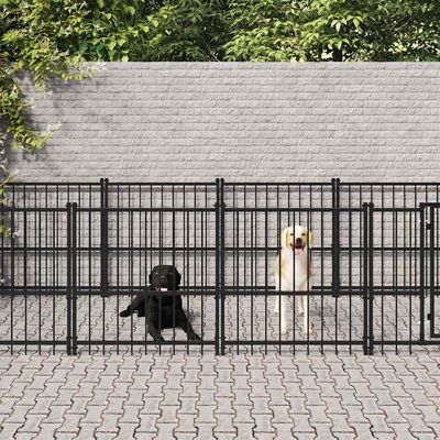vidaXL Cage spacieuse pour chien